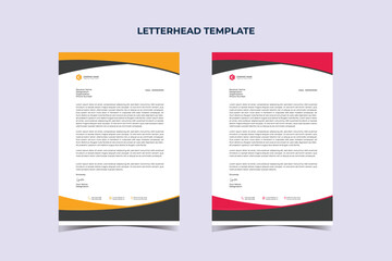 Modern Business Letterhead Design Template