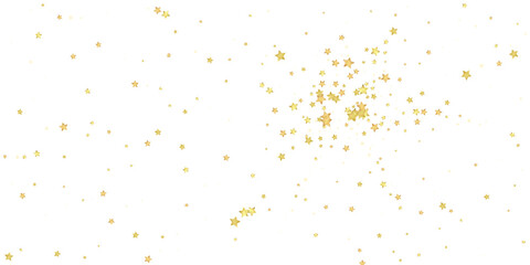 Magic stars vector overlay.  Gold stars scattered