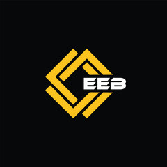 EEB letter design for logo and icon.EEB typography for technology, business and real estate brand.EEB monogram logo.