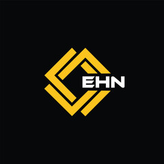 EHN letter design for logo and icon.EHN typography for technology, business and real estate brand.EHN monogram logo.