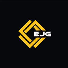 EJG letter design for logo and icon.EJG typography for technology, business and real estate brand.EJG monogram logo.