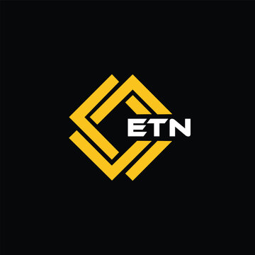 ETN letter design for logo and icon.ETN typography for technology, business and real estate brand.ETN monogram logo.