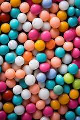 Fototapeta na wymiar Colored round candy background, texture