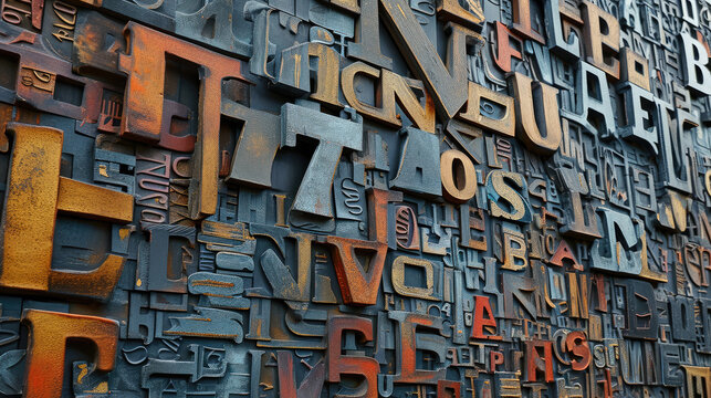 Epistolary Mosaic: A Letter-Woven Tapestry of Words. Generative AI