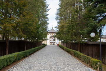Sihastria Monastery in Neamt County - Romania. It is an old place of Orthodox worship