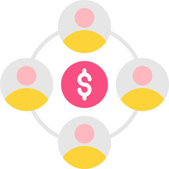 Money Team Connect Icon