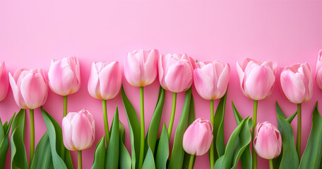 Tulip flowers are an elegant symbol of spring. With vibrant colors ranging from bright reds to soft pastels, their beautiful open petals exude freshness and grace. The light fragrance and upright stem