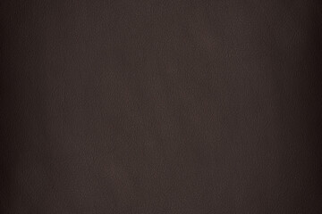 Dark brown full grain leather texture for background