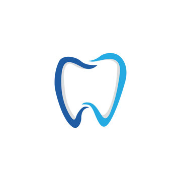 teeth logo design vector 