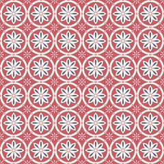 Circle Floral Abstract Pattern Design