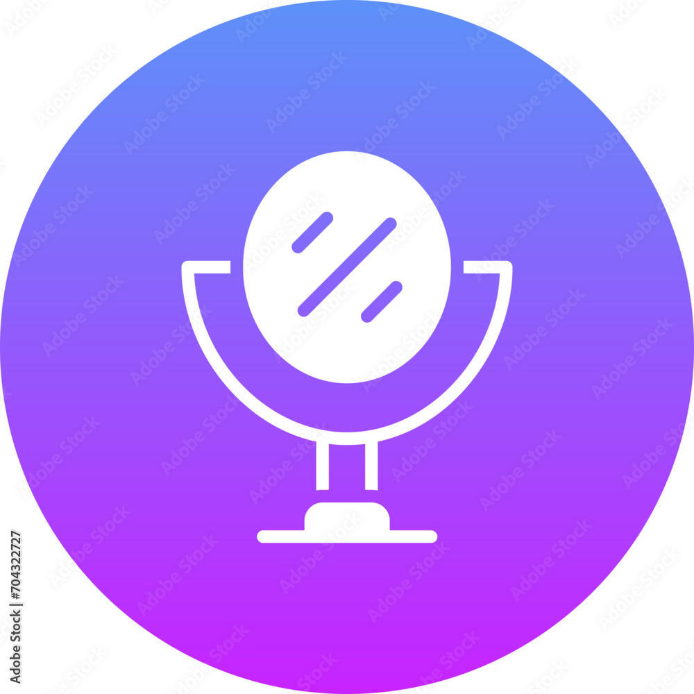 Sticker mirror icon