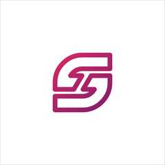 S logo vector design 