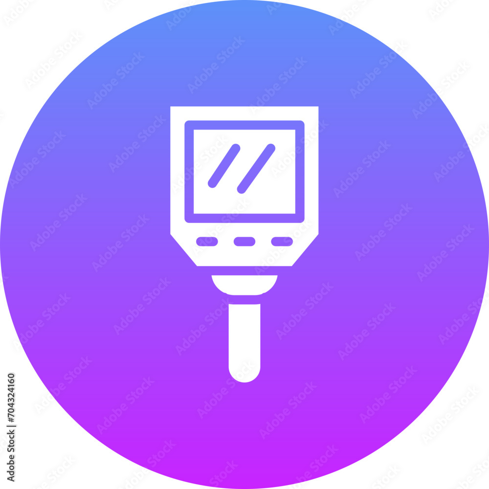 Sticker thermal imaging icon