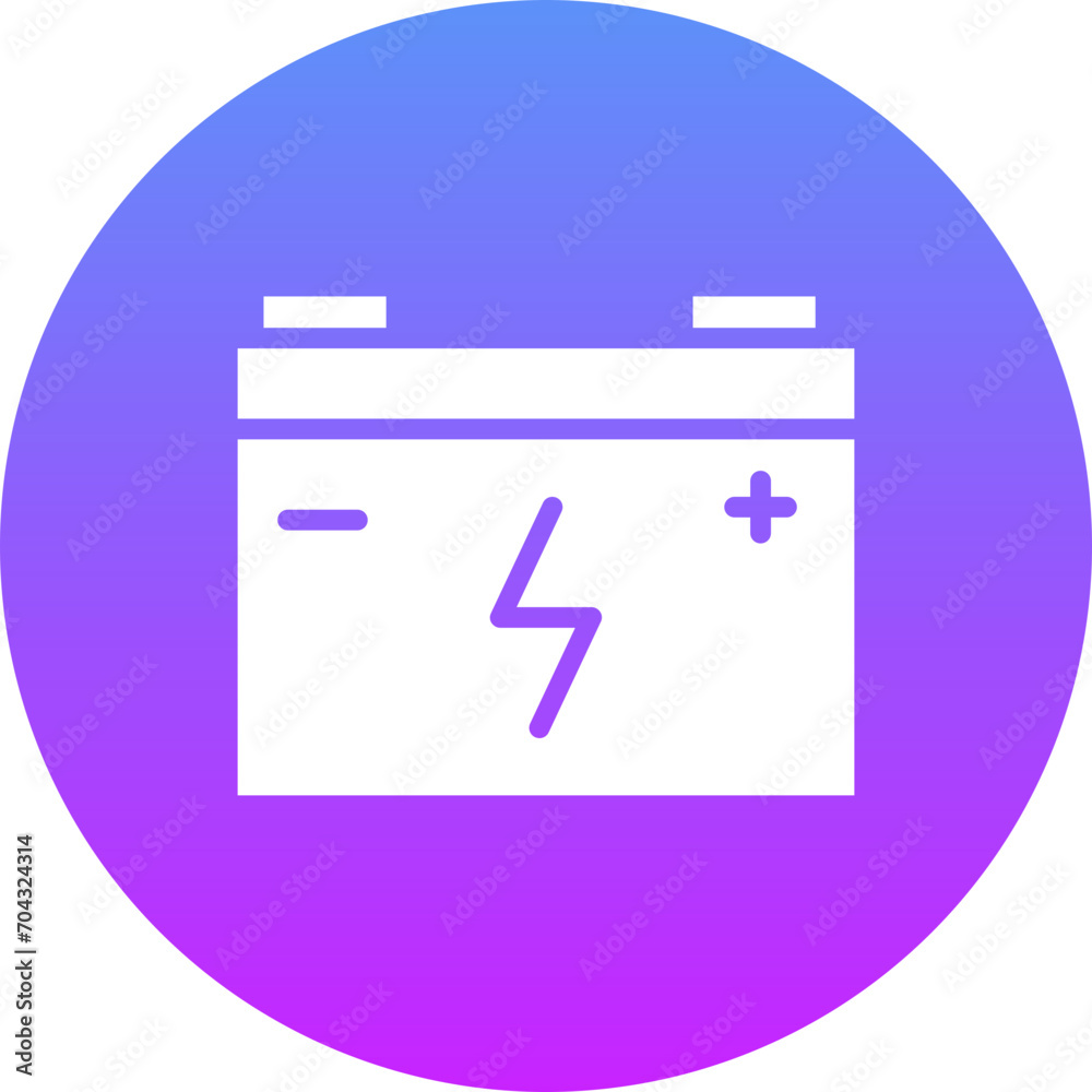 Canvas Prints Battery Icon