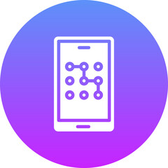 Mobile Pattern Lock Icon