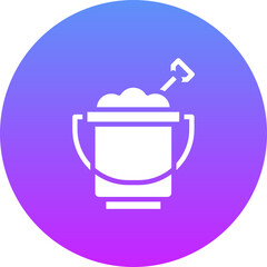 Obraz premium Sand Bucket Icon