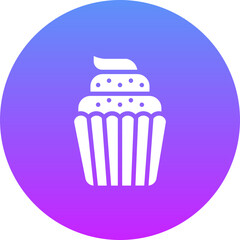 Wedding Cupcake Icon