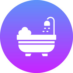 Naklejka premium Bathtub Icon