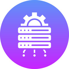 Obraz premium Database Settings Icon