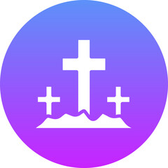 Obraz premium Cemetery Icon