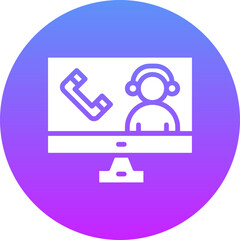 Online Call Center Icon