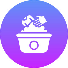 Hand Washing Clothes Icon