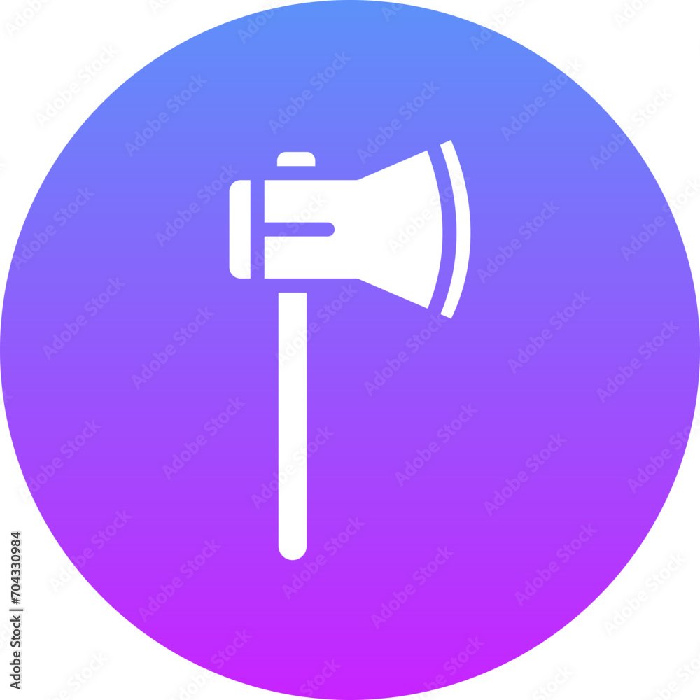 Poster hatchet icon