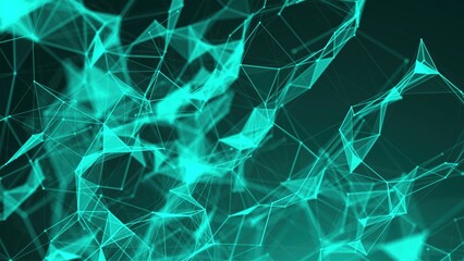 Abstract triangles technology backdrop. Computer generated 3d render