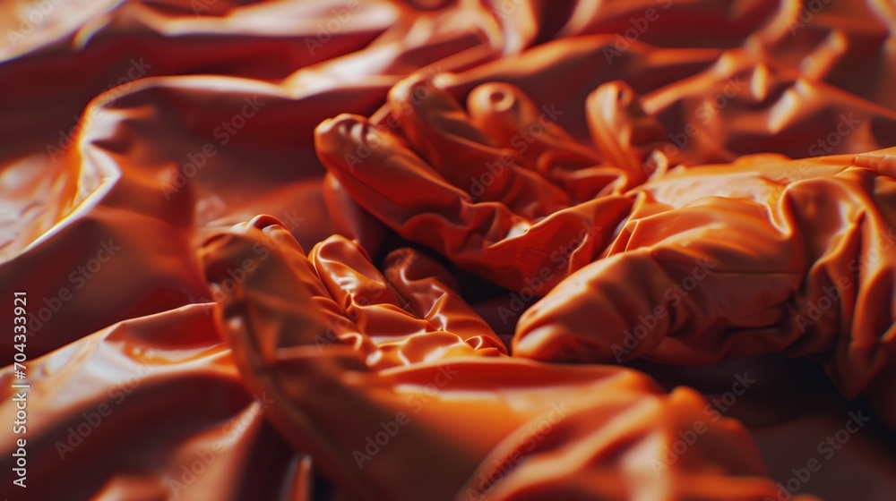 Poster A detailed close-up image of a piece of cloth. Versatile and suitable for various projects