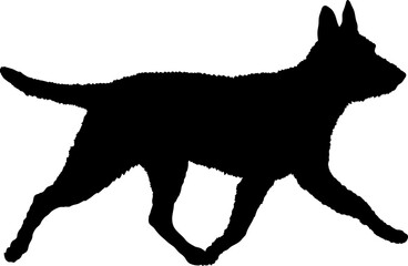 Belgian Laekenois Dog silhouette breeds dog breeds dog monogram logo dog face vector
