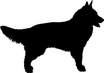 Dog silhouette breeds dog breeds dog monogram logo dog face vector