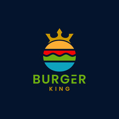 Burger King, Minimalist Modern Logo Design