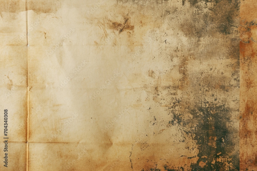 Aufkleber An aged piece of paper with remnants of paint. Can be used as a background or texture for various projects