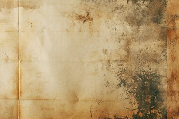 An aged piece of paper with remnants of paint. Can be used as a background or texture for various projects