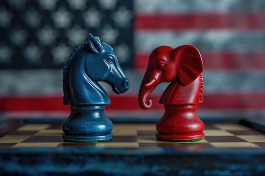 Political chess: Democrats versus Republicans