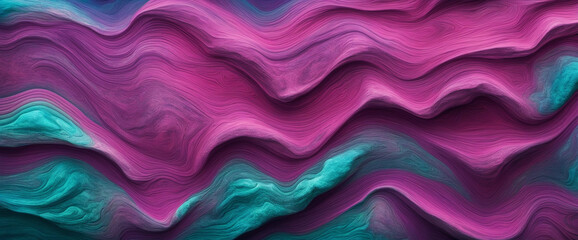 Obraz premium Beautiful abstract colorful texture. Multicolor green blue purple pink background. Gradient. Toned rough rock surface texture. Backdrop. Modern. Сopy space. For design. Web banner. Wide. Panoramic.