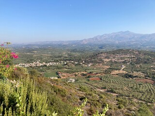 Fototapeta na wymiar valley in western Crete, Greece, near small village Melidoni