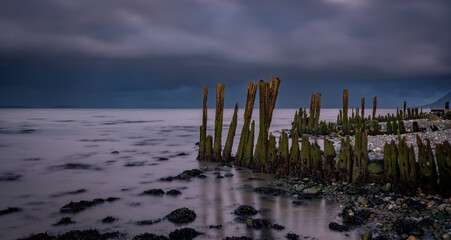 Old Jetty -Views around Snowdonia in Winter, North Wales