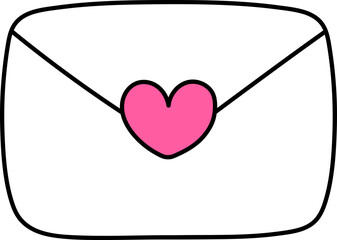 Envelope with Heart, Love Mail