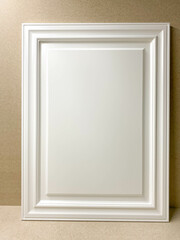 Furniture door facades are painted white in warm colors 
