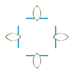 vector illustration of icons and logos on white background. 