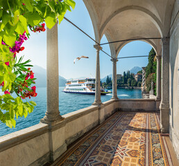 Lake Como in summer