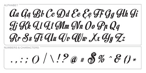 Alphabet Split Monogram, Split Letter Monogram, Alphabet Frame Font. Laser cut template. Initial monogram letters.