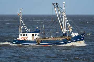 fishing vessel at sea