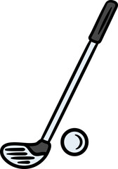 Golf Stick Illustration