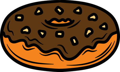 Hand drawn Donut 