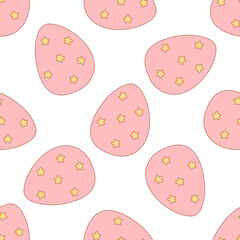 easter egg pattern hunting spring pattern textile