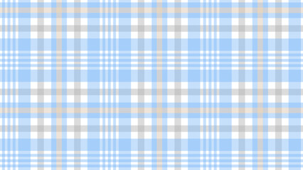 Blue and grey plaid fabric texture background	