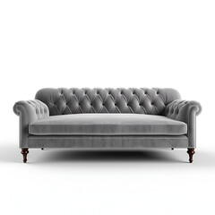 sofa isolated on white background, generative ai