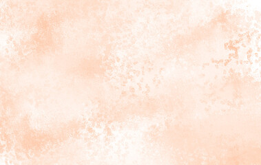 Decoration watercolor background in peach color